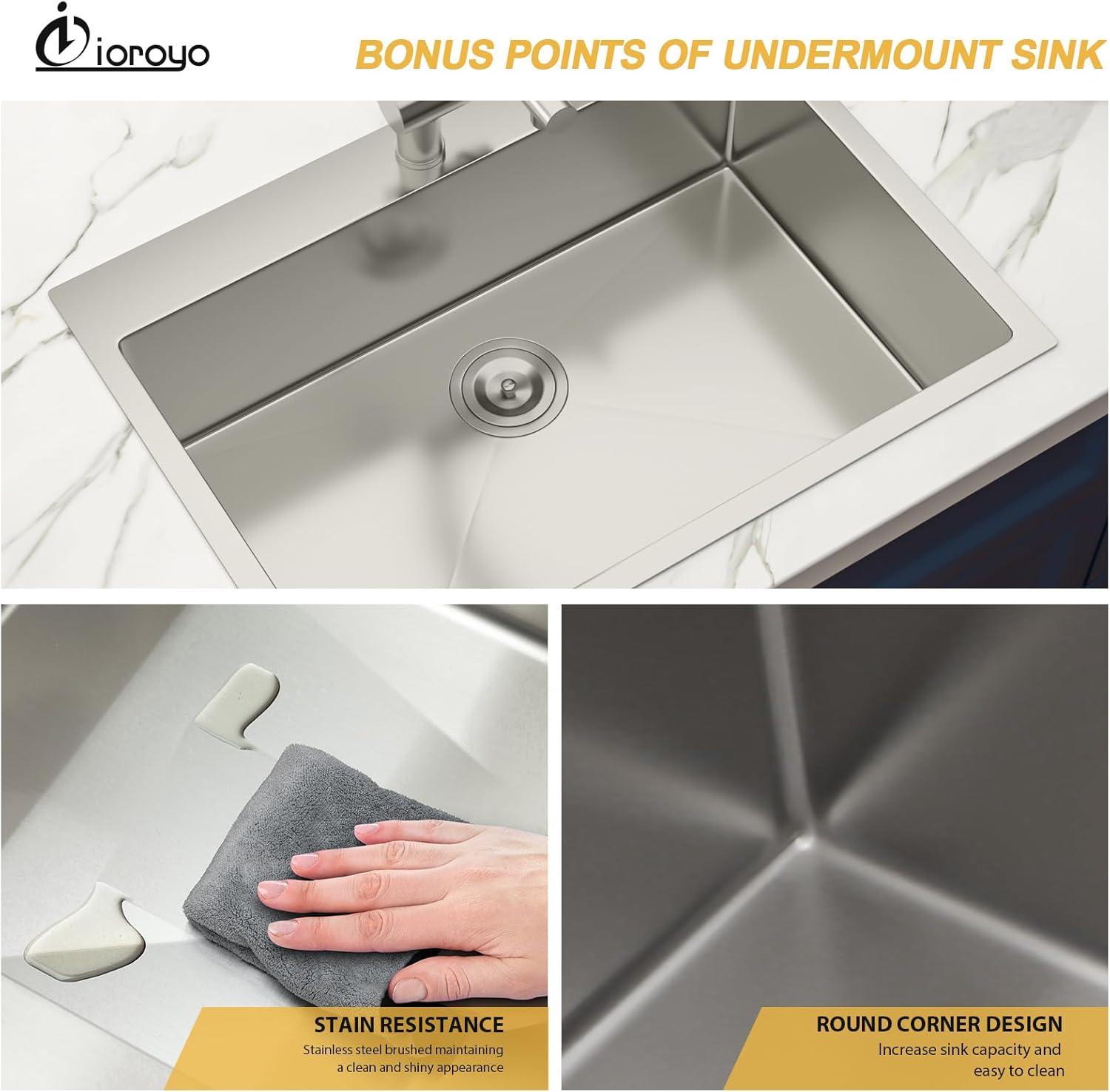 30 Inch Drop In Kitchen Sink 30x22 Topmount Stainless Steel Over Counter Single Bowl Sink 30 Inch Drop In Sinks 16 Gauge Deep Kitchen Sinks