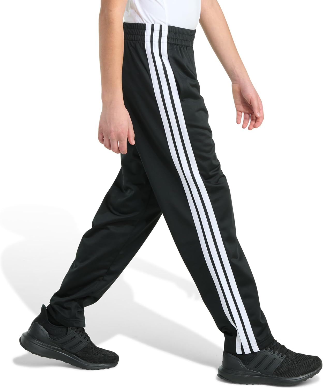 adidas Boys Big Kids Straight-Leg 3-Stripe Track Pants