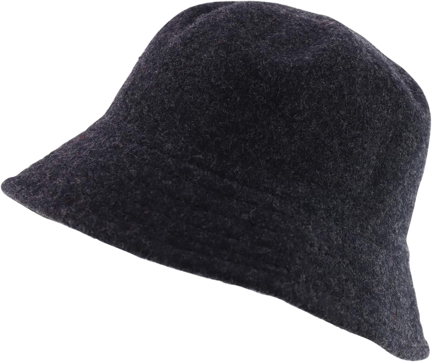 Armycrew Wool Winter Bucket Hat with Stitches on The Brim