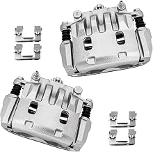 cciyu Front Left & Right Disc Brake Calipers w/Bracket 19B2683B 19B2682B | Replace For Saab,For Subaru - For 9-2X,For Baja,For Impreza,For Legacy,For Outback,For WRX - 2PCS Calipers Set, OE Direct Fit