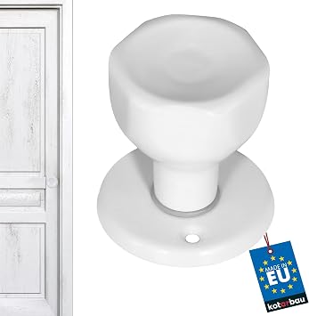 KOTARBAU Door Knob Rotatable 5 Colour Door Fitting Door Handle Painted Steel Ball Knob Door Knob Knob Door Gate Handle Pack of 1 Robust Top
