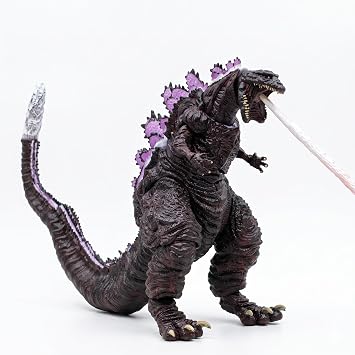 JAYKENIXO Kaiju Monster Action Figure 6.5 Inch Dinosaur Beast Toy with Colored Spines, Large 15 Inch Length Dragon Style Figure, Gift Box, Detailed Collectible for Kids & Adults
