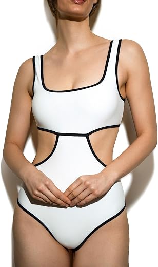 LOST APE Contrast Monokini Swimsuit