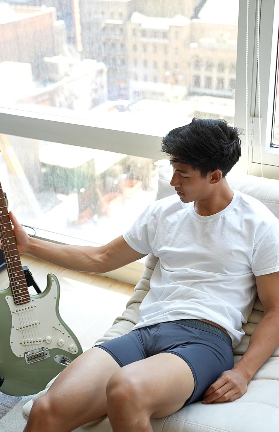 Fruit of the Loom mens 4-way Stretch Boxer Briefs | Lightweight & Moisture Wicking Underwear | Long Leg, Regular Leg & Trunk - Image 6