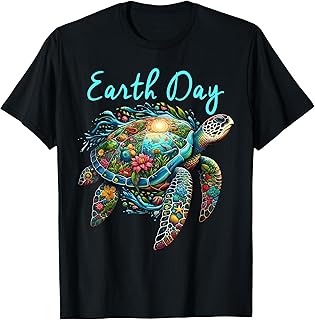 Earth Day Sea Turtle Sea Turtle Earth Day Save The Earth T-Shirt