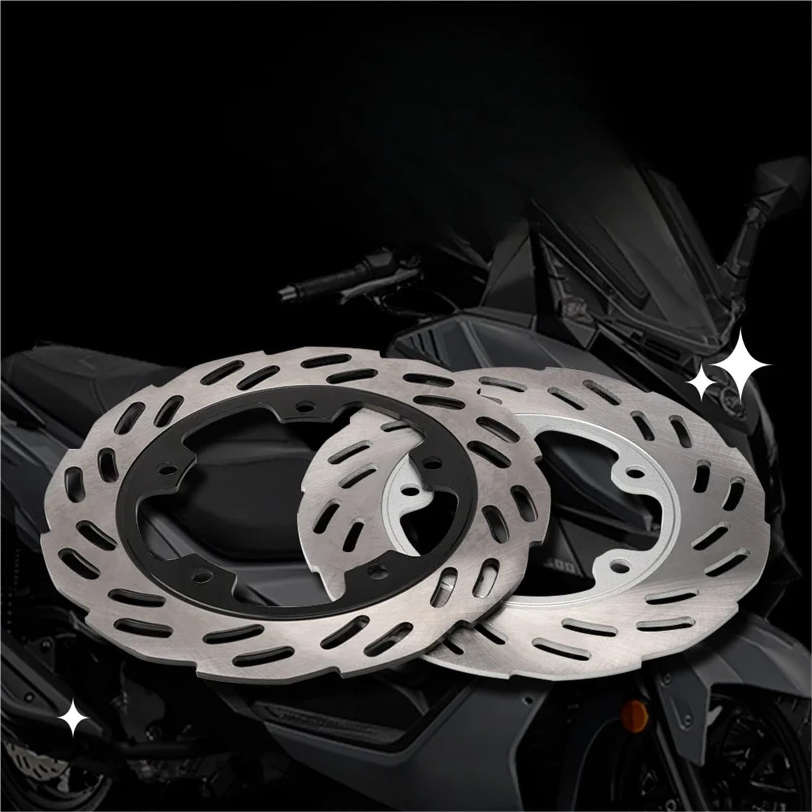 Przednie tarcze hamulcowe 5 Otworów 260 Mm 240 Mm Pasuje Do Przednich I Tylnych Tarcz Hamulcowych SYM Cruisym300 GTS300 Części Zamienne(260MM 5 holes)