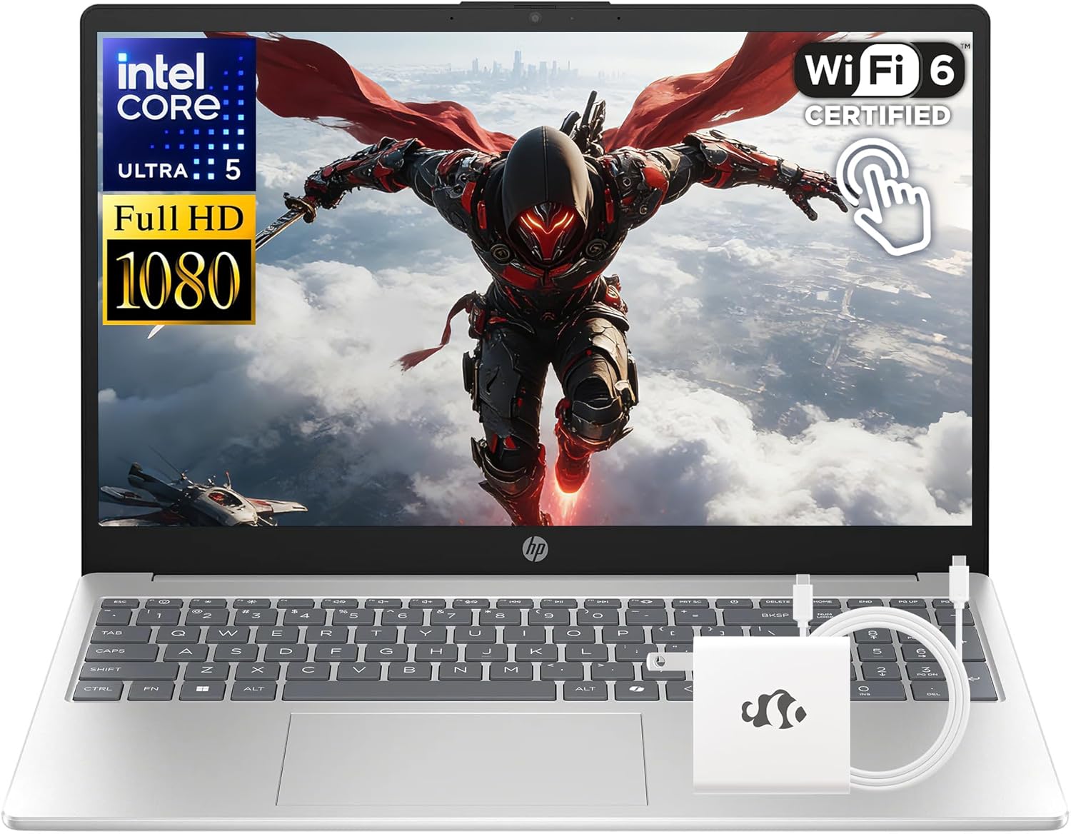 HP Touchscreen Laptop, Intel 14 Cores Ultra 5 125H (Up to 4.5GHz, Beat i7-1360P), 24GB DDR5 RAM 1TB SSD, Win 11 15.6" FHD Display Wifi6 Numeric Keypad w/GM Accessory Computer for Business Gaming