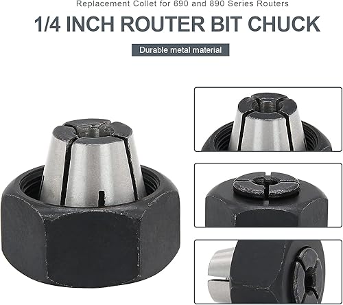 Miniatura 3 de Thaekuns 42999 Pinza de enrutador de 14 pulgadas para modelos de cable portador, Delta, B&D