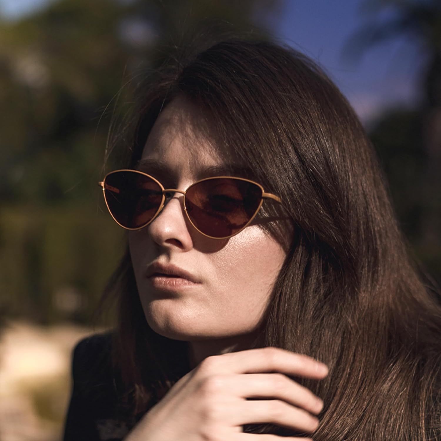 ZENOTTIC Cat Eye Sunglasses for Women UV400 Polarized Glasses Trendy Fashion Style Woman Sunglass - Image 2