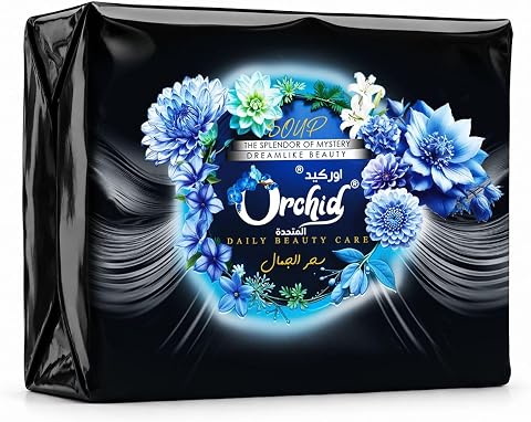 صابون Orchid Black Orchid عبوة 4 قطع × 110 جم