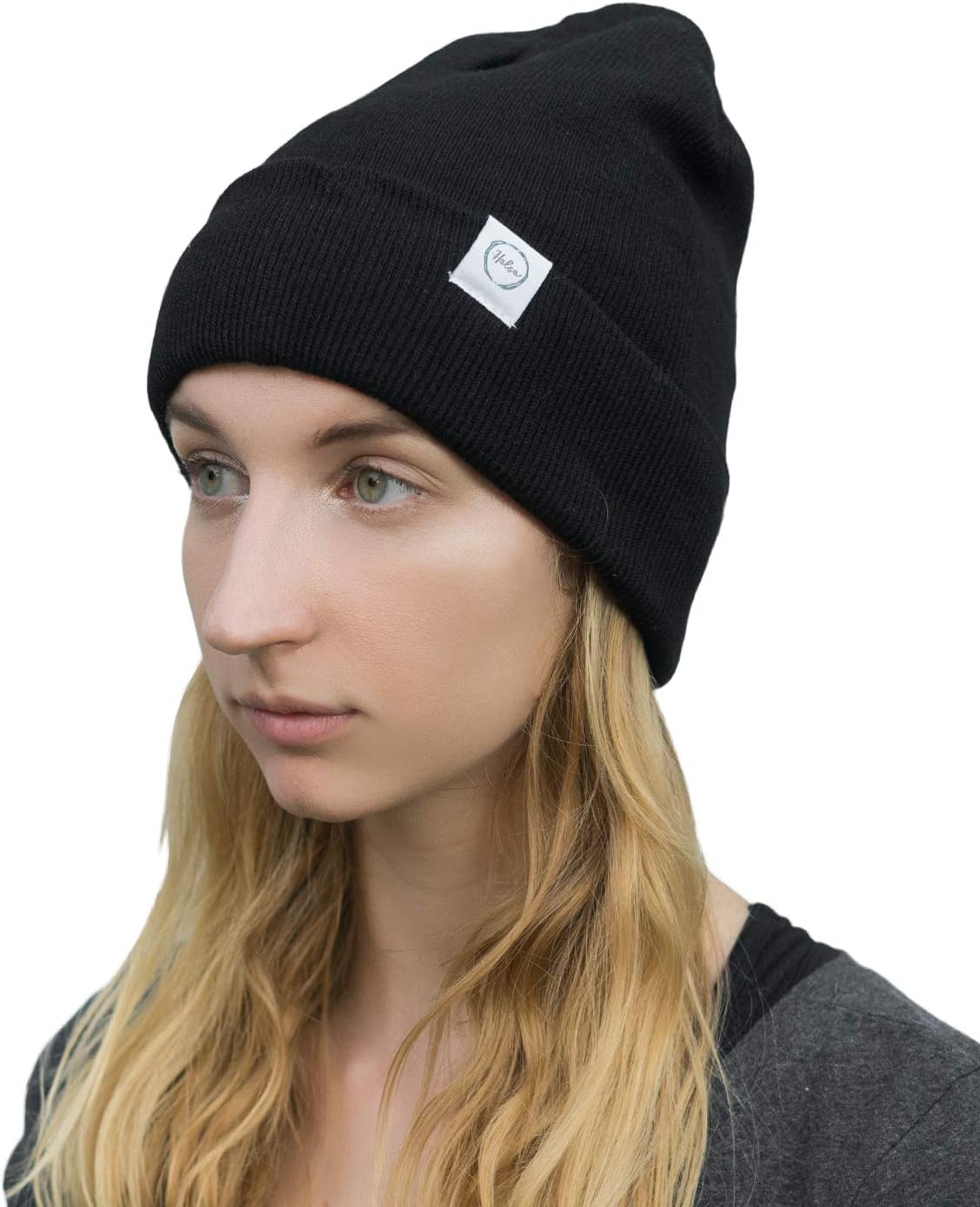 Halsa EMF Protection Hat, Faraday Beanie. Anti Radiation, EMF RF Radiation Shielding Silver Fabric Lined.