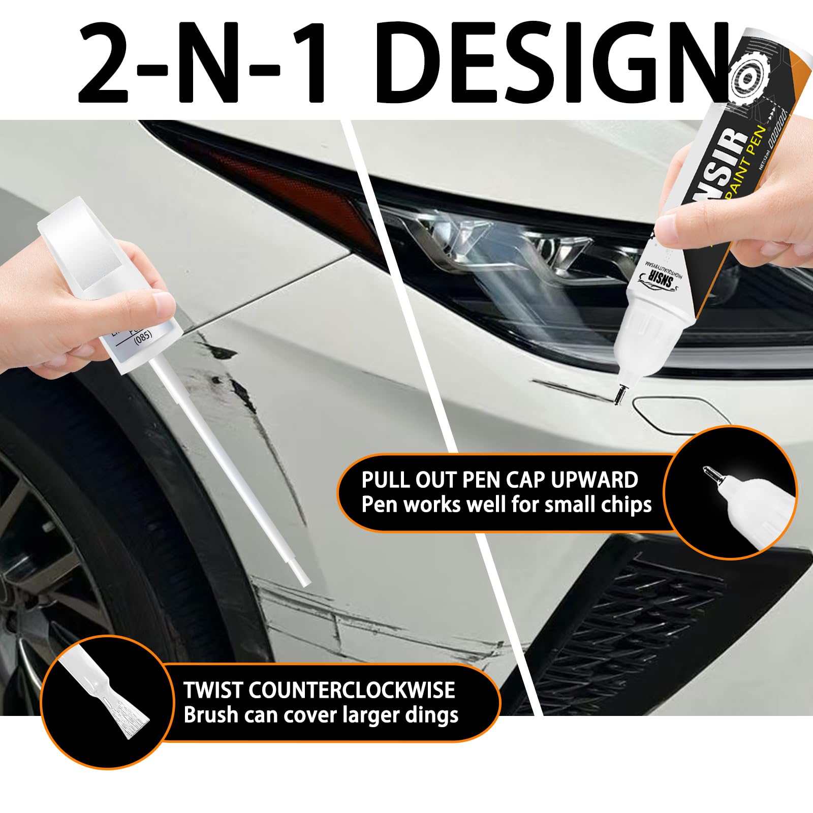 Amazon.com: Car Touch up Paint(085 Eminent White Pearl) Compatible