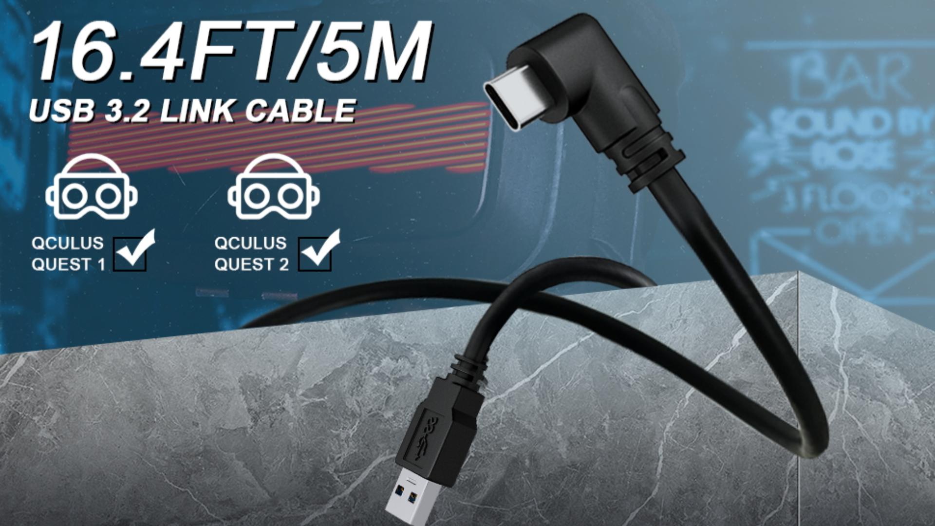 Amazon.com: VakiReyy 10FT Link Cable for Oculus Quest 3/Quest 2