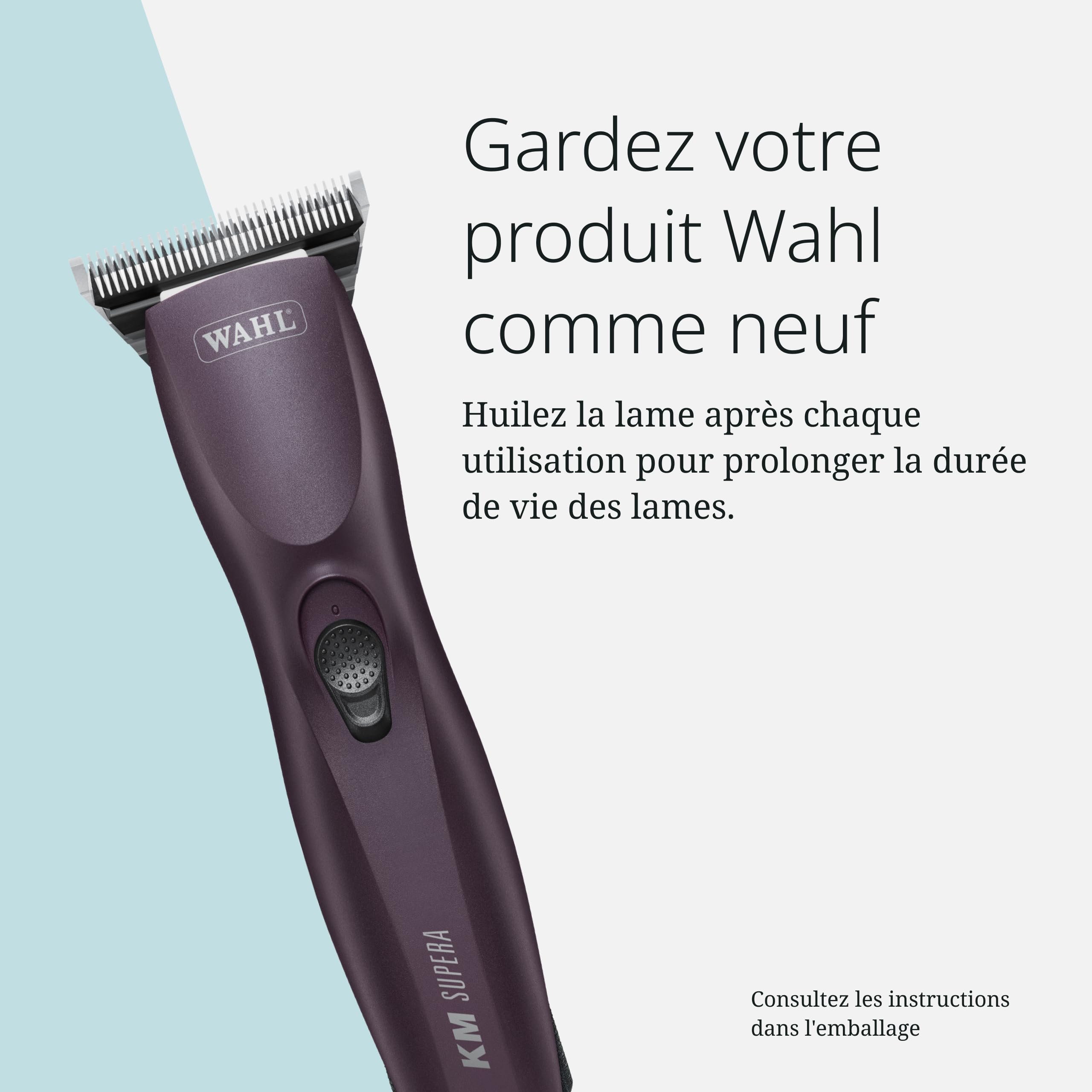 Wahl KM Supera Tondeuse sans fil pour chevaux - Silencieuse, légère et ergonomique - Pour les toiletteurs professionnels et les propriétaires de chevaux