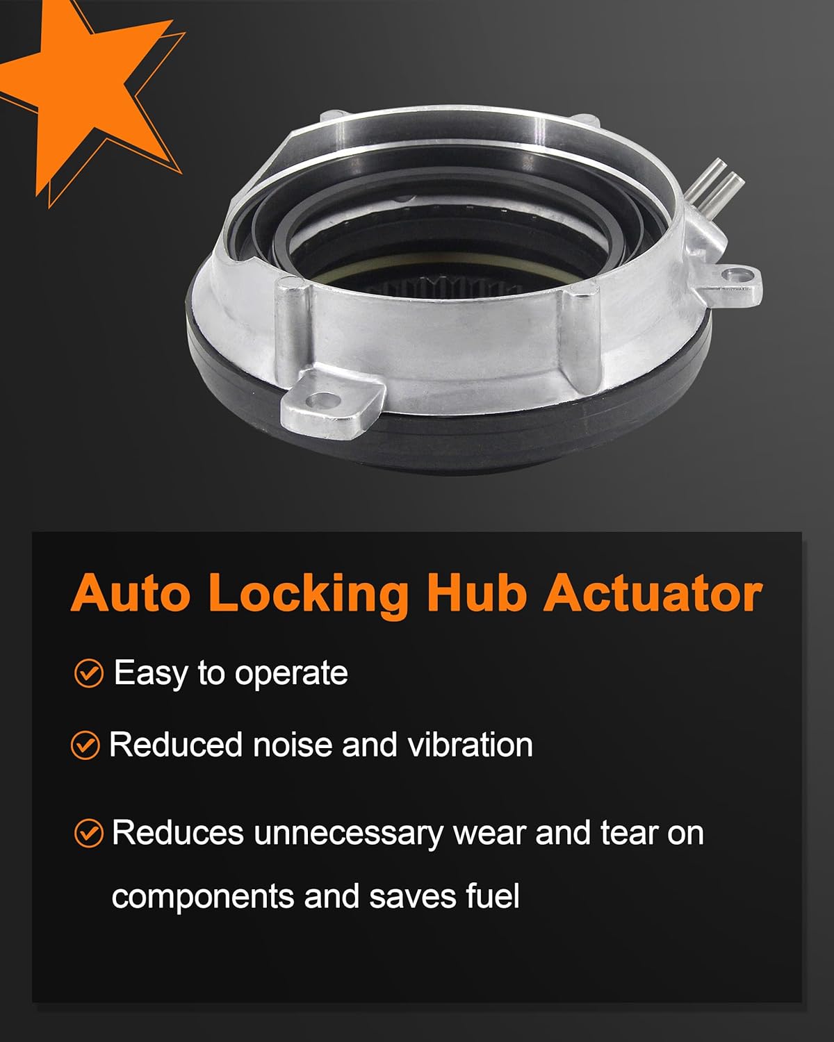 600-105 4WD Auto Locking Hub Actuator Fit for Ford F150 2004-2015 Ford Expedition 2003-2015 Lincoln Navigator 2003-2015 Lincoln Mark LT 2006-2008 7L1Z-3C247-A 2Pc