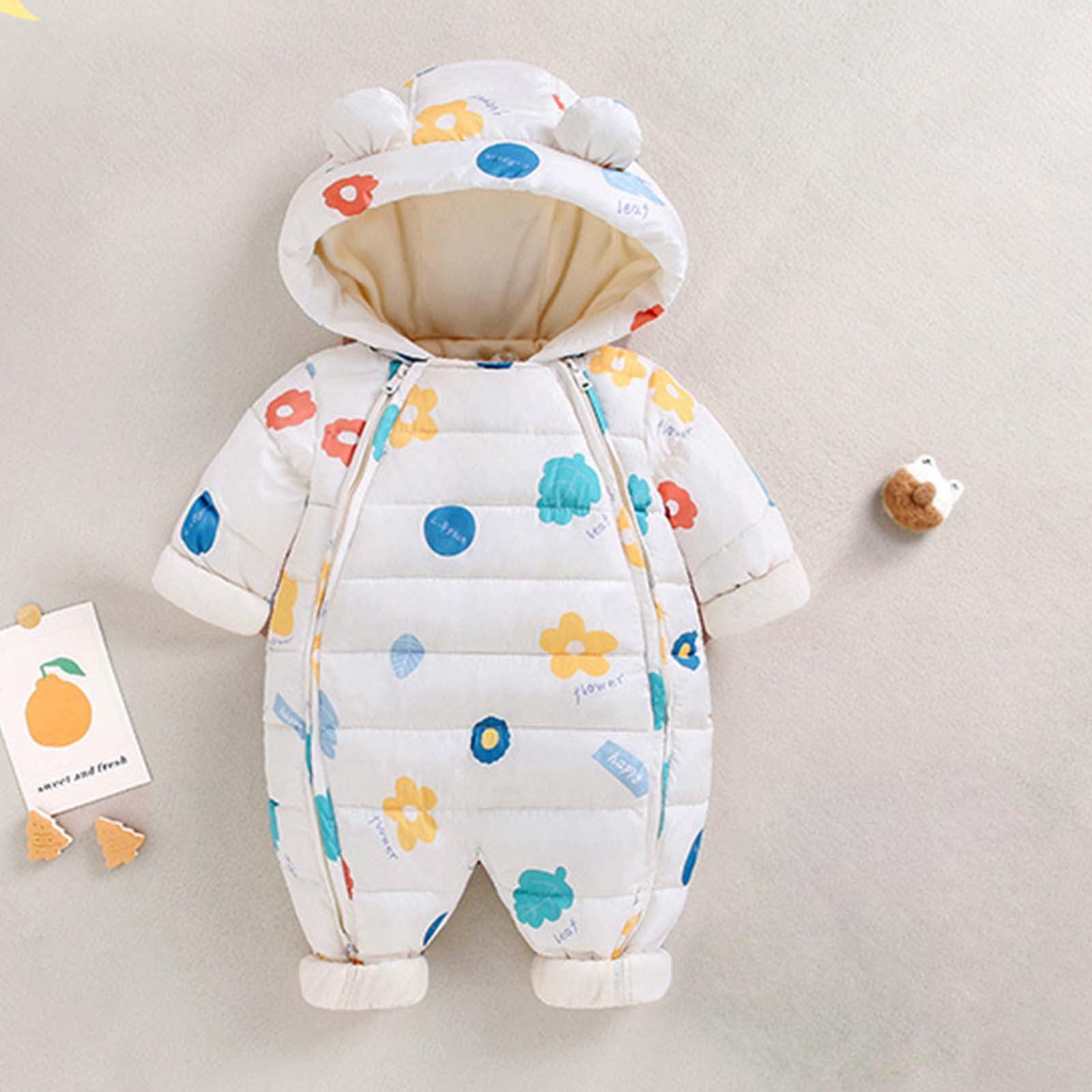 Tuta Neve Neonato Tuta Invernale Neonato Invernale 0 3 Mesi Giubbotto Neonata 6 Tutina 9 Femmina Natale Tutine In Ciniglia Da Bambino Bimbo 2 Anni Sci Bambina Caldo Cotone Pigiama 1 Anno 24M Cappotto