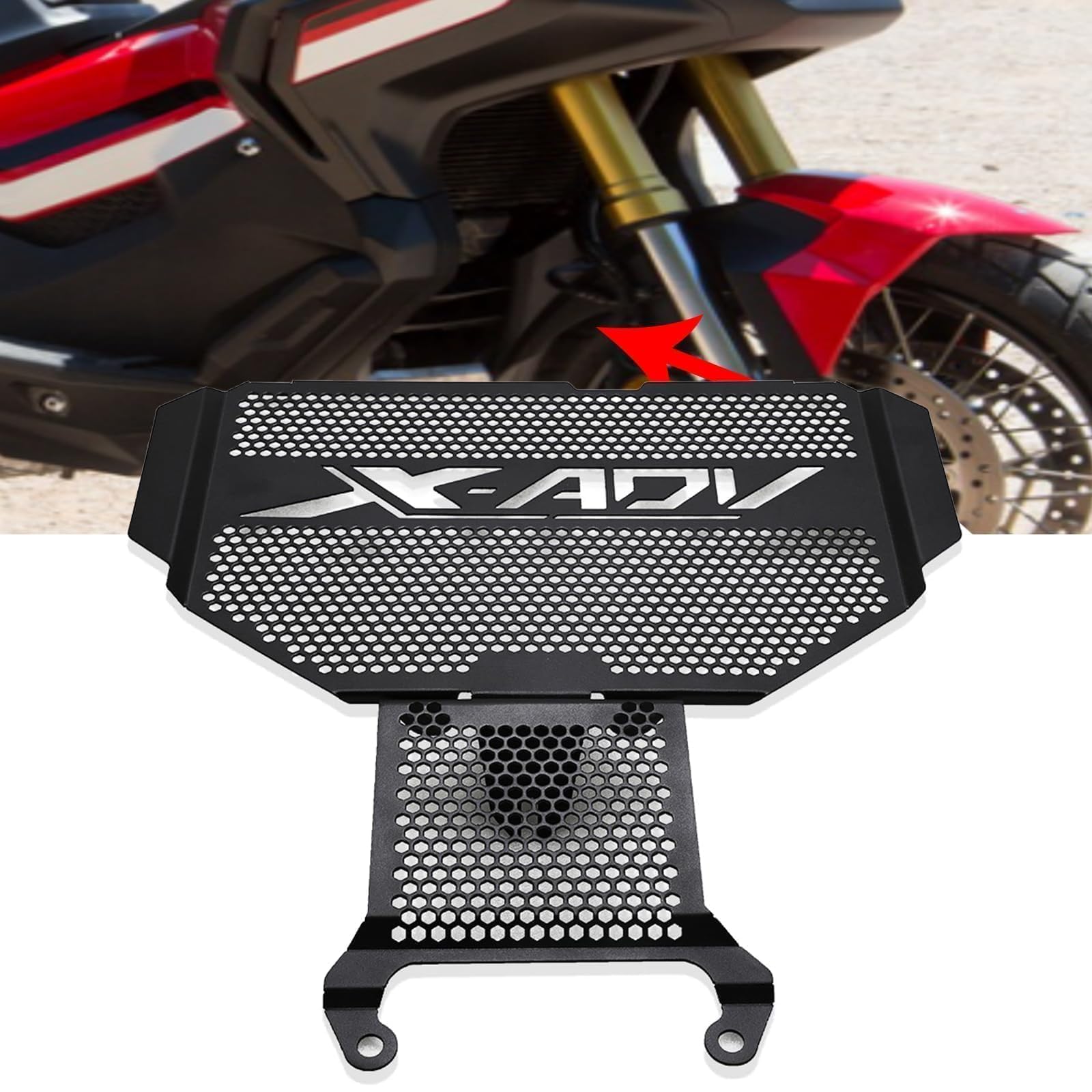 2025 XADV 750 radiador Kit de protección del radiador para Honda X-ADV 750 Cubierta del radiador 2021-2025