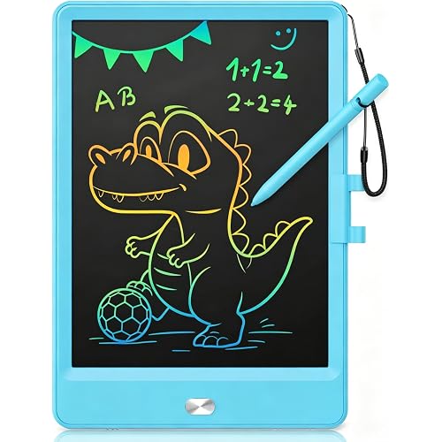 KOKODI LCD Writing Tablet 8.5-Inch Colorful Doodle Board, Electronic Drawing Tablet Drawing Pad for Kids, Educational and Learning Kids Toys Gifts for 3 4 5 6 7 8 Year Old Boys and Girls(Blue)