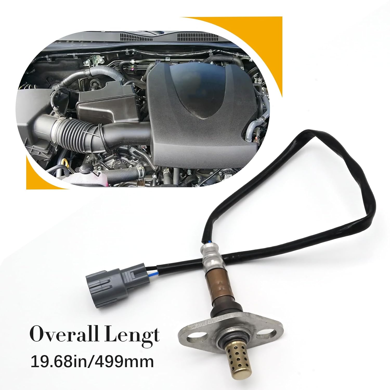 2 Pcs 234-4162 O2 Oxygen Sensor Upstream Downstream, Replacement for Tacoma 2.4L 2.7L 3.4L Tundra 00-02 4Runner Pickup Sequoia T100 2.7L L4 95-98