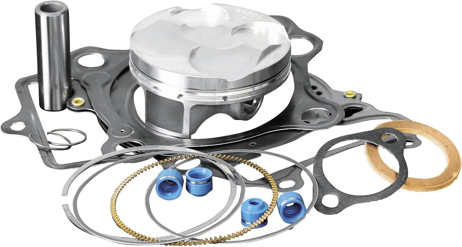 Wiseco PK1237 77.00 mm 13.5:1 Compression Motorcycle Piston Kit with Top-End Gasket Kit