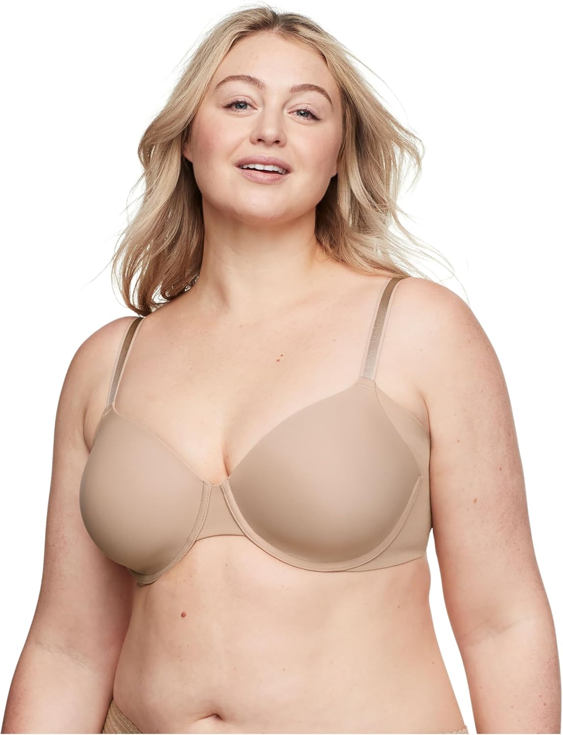 Warner's Women's Side Effects Seamless Underarm-Smoothing Comfort Underwire Lightly Lined T-Shirt Bra Ra3061a