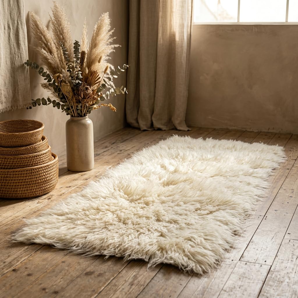 Amazon.com: Stylish Flokati Rugs in Popular Sizes | Premium 3