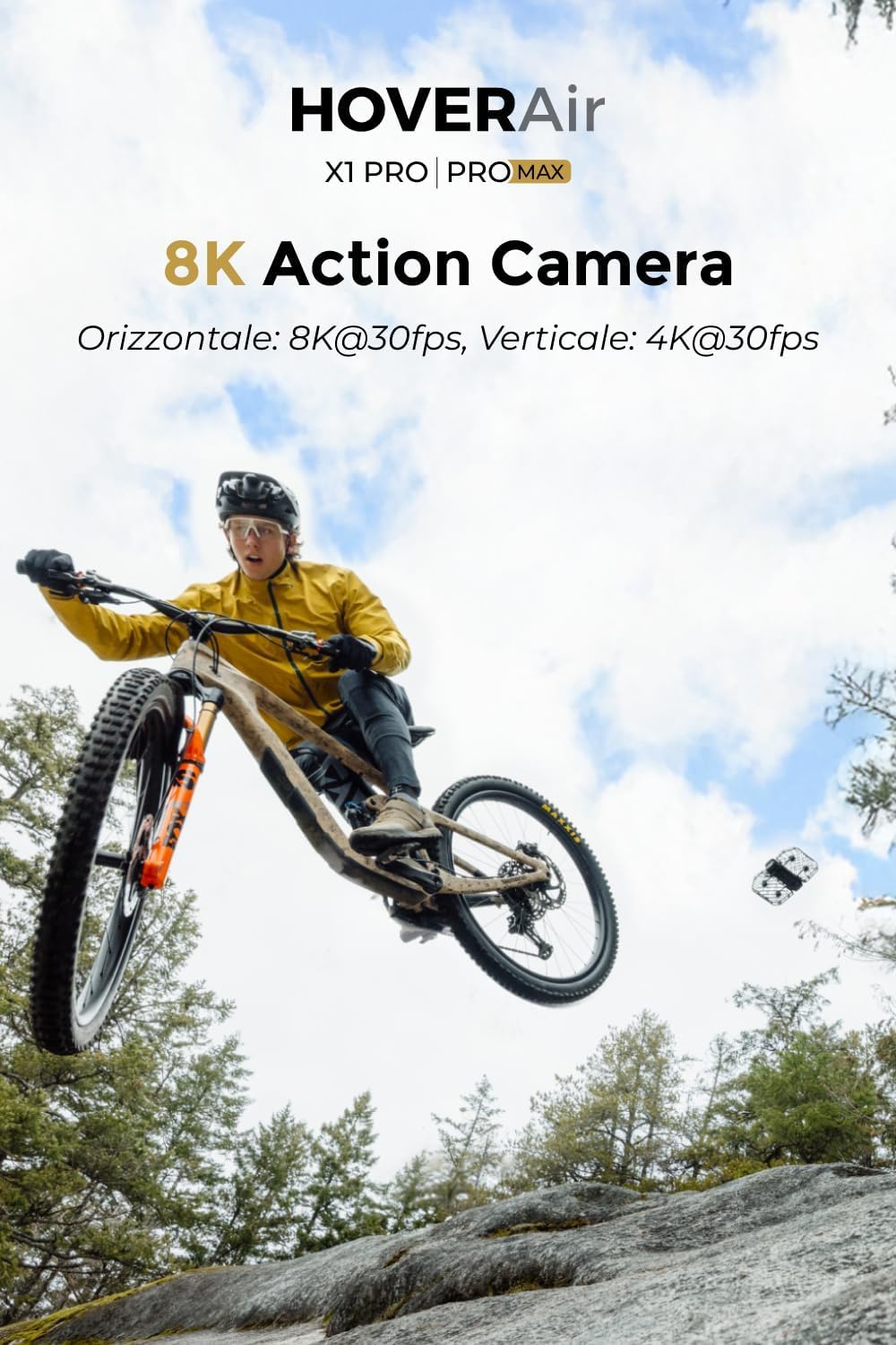 X1 PROMAX Action Cam Drone 8K Omniterra - Dettaglio