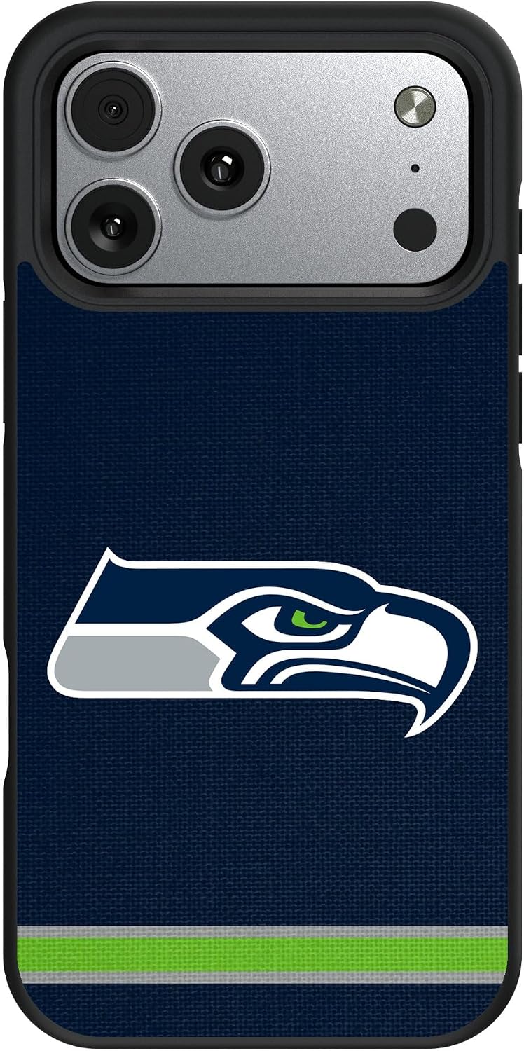 Keyscaper Seattle Seahawks Bump Case with 8.2ft Drop Protection