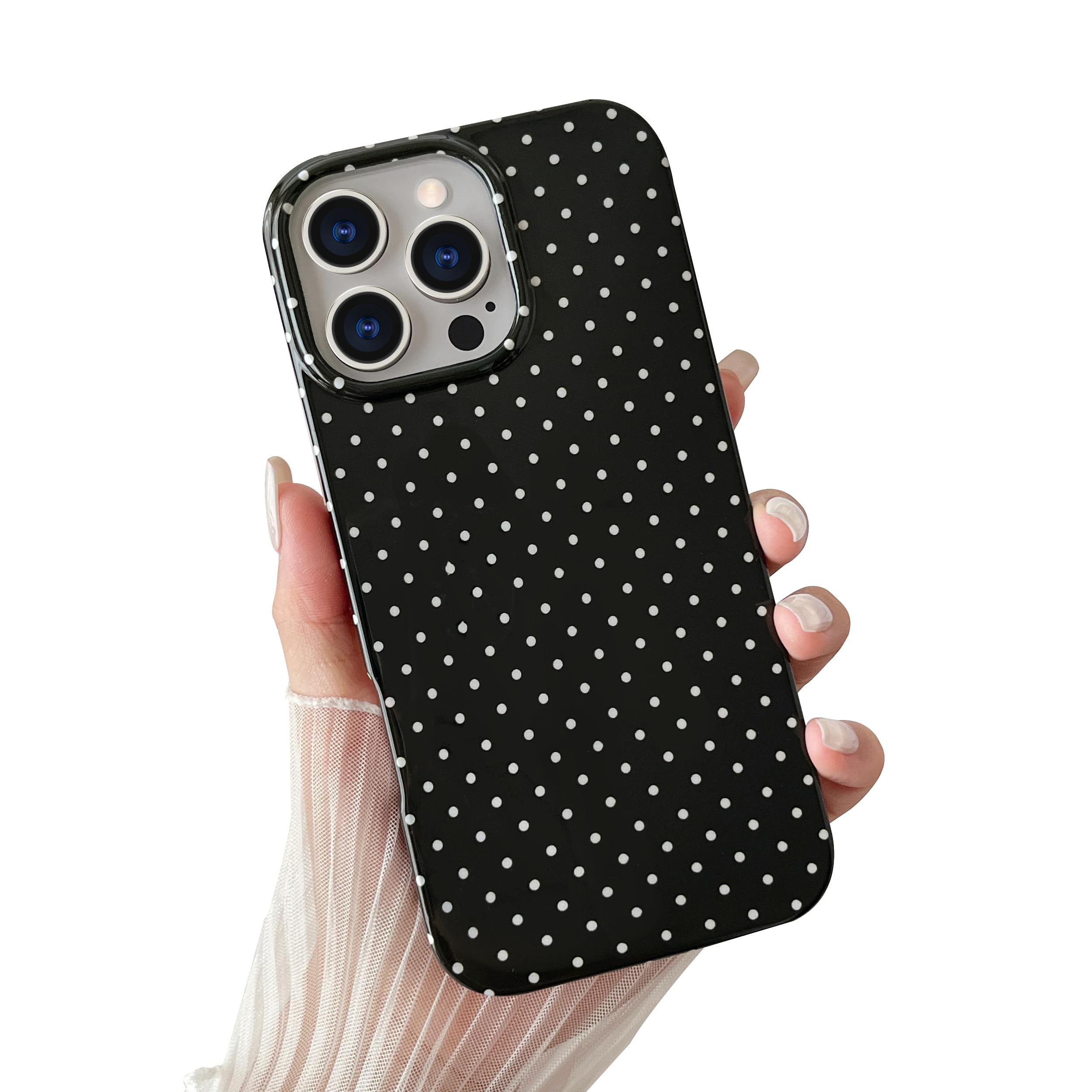 Amazon.com: Yeddabox for iPhone 16 Pro Max Case Cute Polka Dot