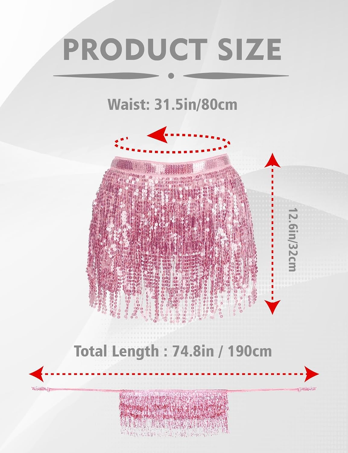 MOLFUJ Women's Sequin Tassel Skirt, Sparkly Fringe Skirt for Women, Glitter Metallic Rave Costume, Festival Party Skirts