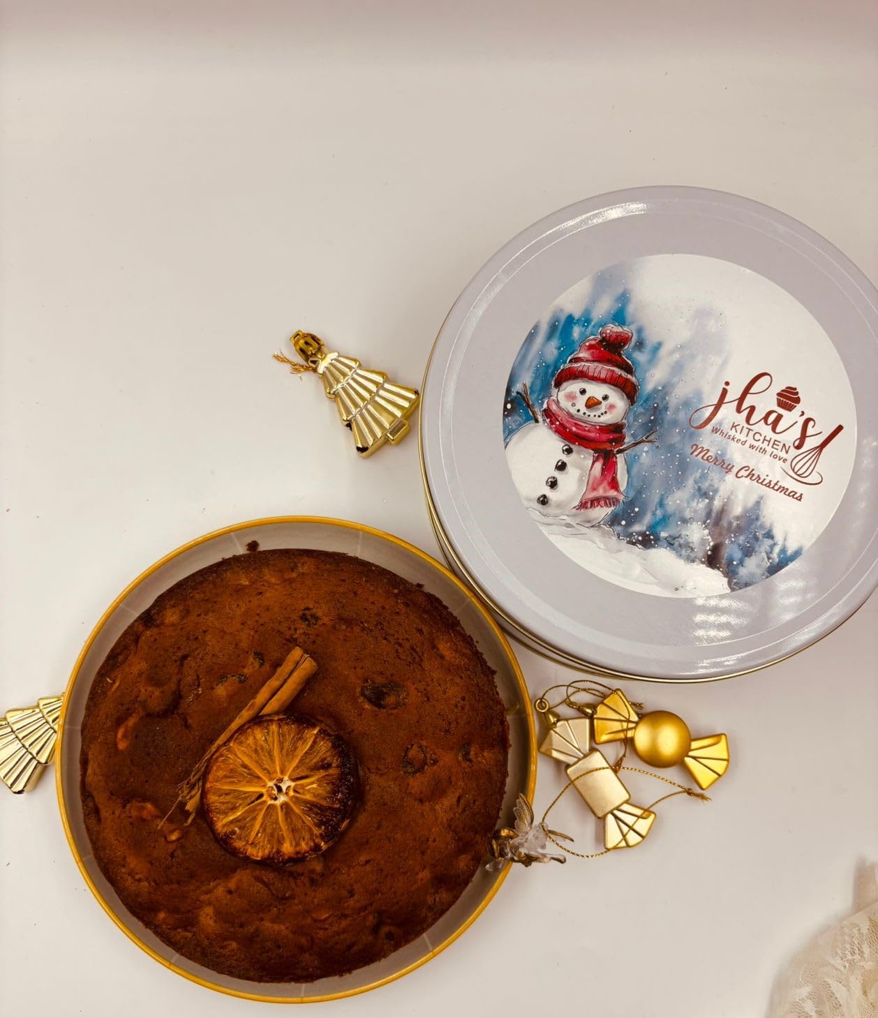 Jhas Kitchen's Christmas & New Year Plumcake With Dryfruits & Nuts (500 Gram)-image-22