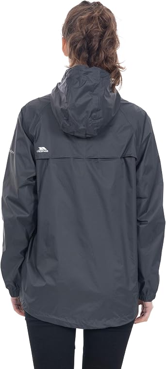 Trespass Qikpac TP75 Packaway Jacket, Flint, Large