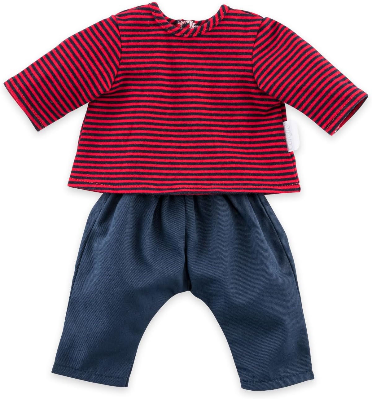 Corolle - Striped T-Shirt and Pants - Clothing Outfit for 12" Baby Dolls