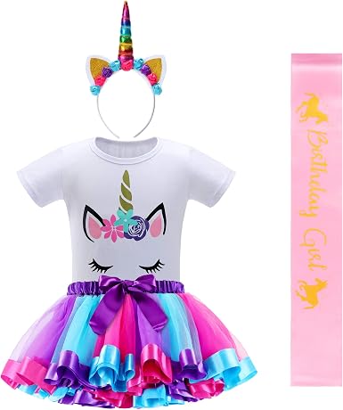 Amazon.com: Unicorn Birthday Outfit 