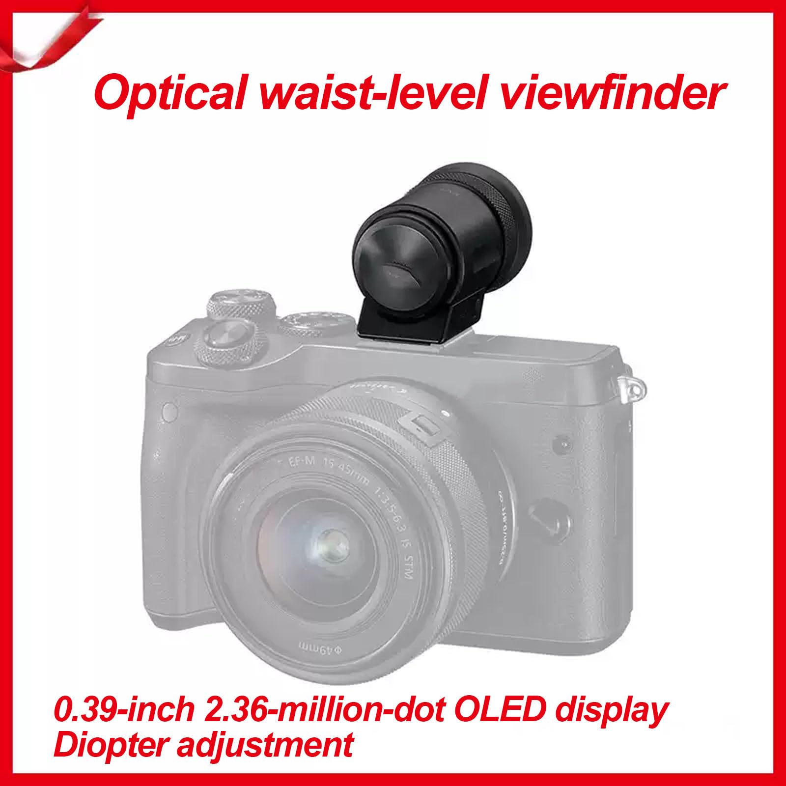 Optischer Sucher, Lichtschachtsucher Mit Dioptrienausgleich, 0,39-zoll-oled-display Mit 2,36 Millionen Bildpunkten, Blickpunktabstand 22 Mm, Automatische Arretierung Für Optimale Bildkomposition