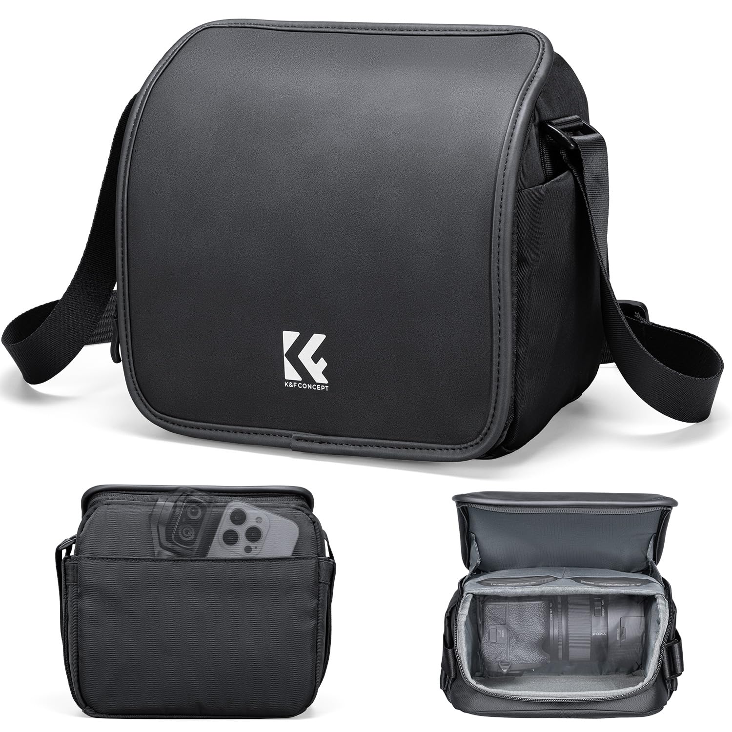 K&F CONCEPT Camera Bag, Small Camera Sling Bag