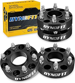 Dynofit 1.5 inch 6x5.5 Wheel Spacers for Chevy Silverado GMC Sierra 1500 Yukon XL Avalanche,4pcs 6x139.7 M14x1.5 Studs 78.1mm Bore Hubcentric Forged Spacer for Tahoe Escalade K1500 Suburban