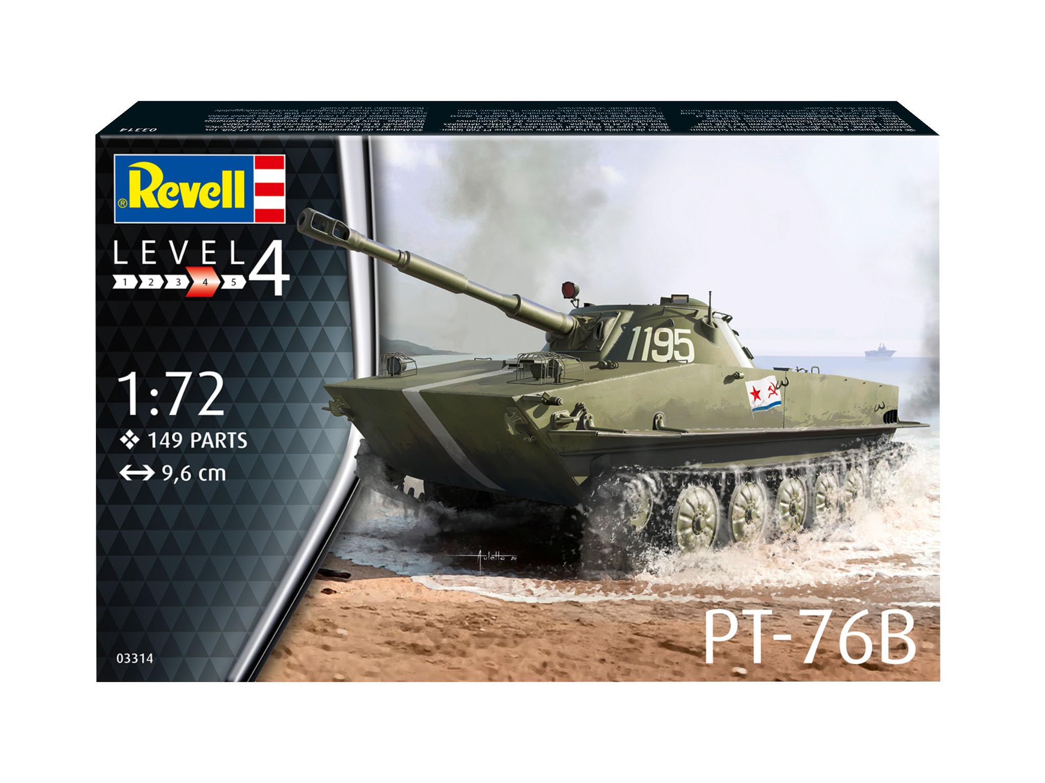 Amazon | ドイツレベル 1/72 ソビエト陸軍 PT-76B プラモデル 03314