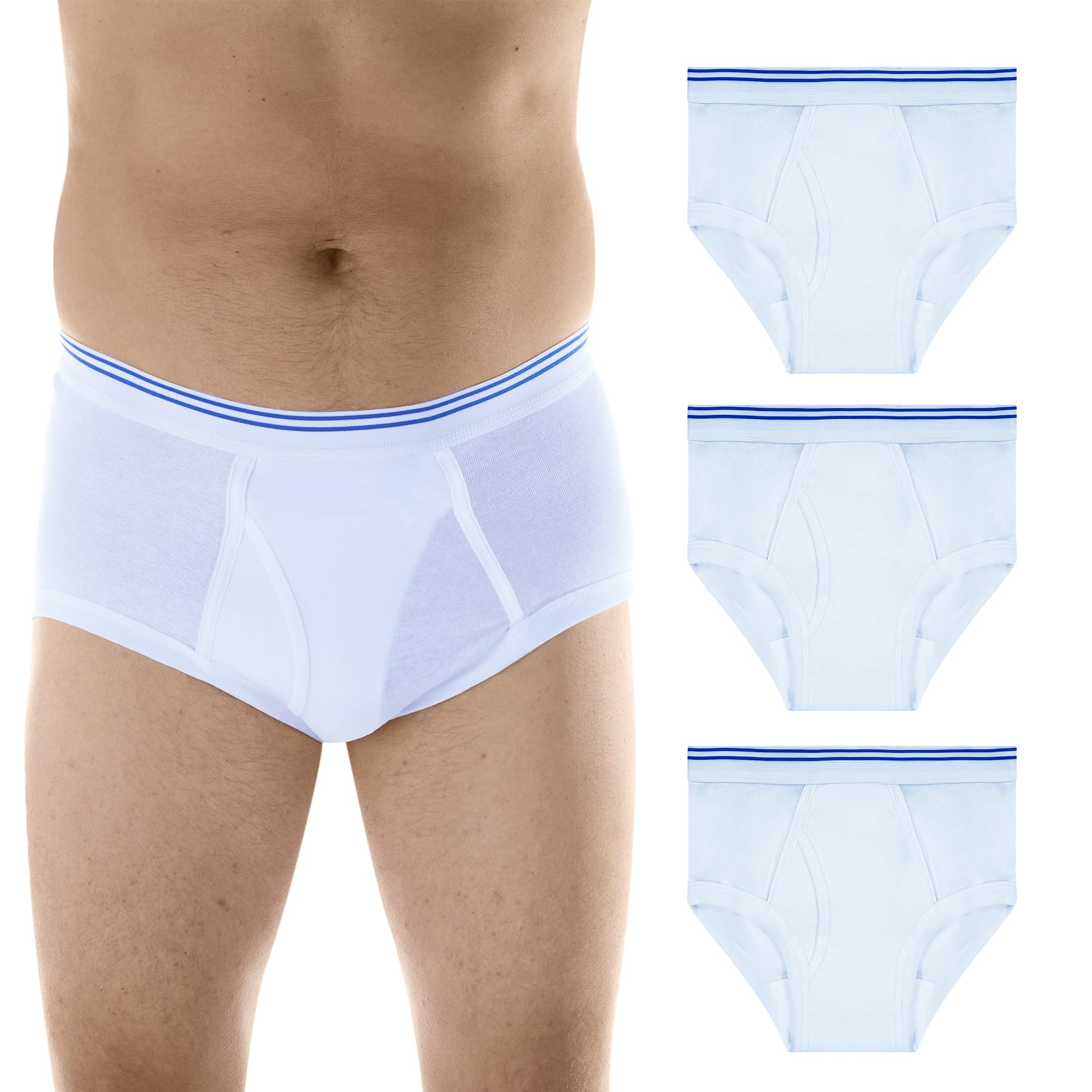 Wearever Incontinence Underwear for Men - Reusable & Washable Men's Bladder Control Briefs with Regular Absorbency - Leak Proof Underwear 150 ml (Pack