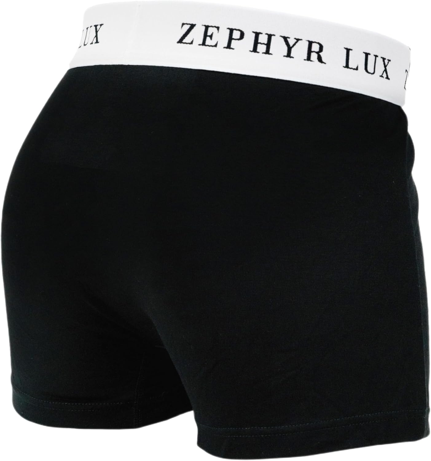 Zephyr Lux Long-Leg Boxer Briefs for Men, Bamboo Viscose Underwear Pack (Blue & Black) - Comfort Stretch, Moisture-Wicking, Anti-Chafe Comfort - Image 3