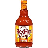 Vista 31 de Frank's RedHot - Salsa para alas de búfalo, lista para usar, agitar o verter sobre alas, sándwiches, pizza y más para un sabor estilo búfalo, 12 fl