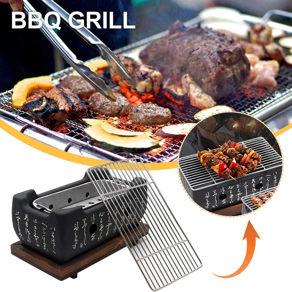 Japanese Korean Ceramic Hibachi BBQ Table Grill Yakitori Barbecue