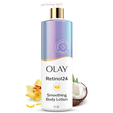 Olay Body Lotion Smoothing for Women with Retinol, 24hr Moisturizing, Vitamin E & Vitamin B3 Complex
