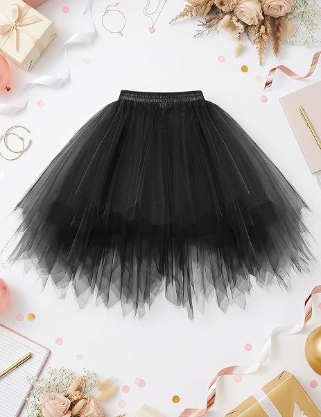 Bbonlinedress 1950s Donna Sottovesti e Sottogonne Retro Vintage Sottogonne Rockabilly Mini Gonne - 2