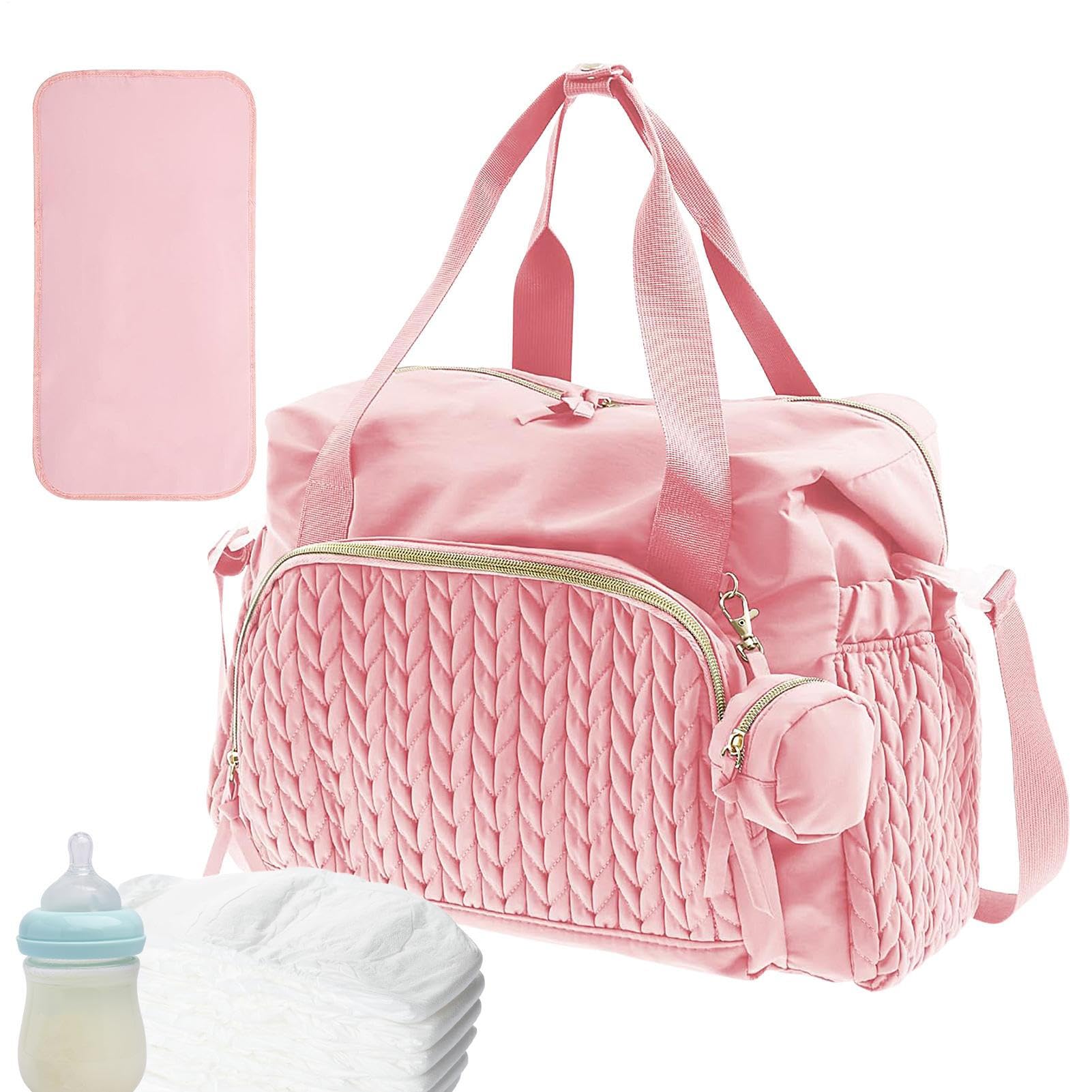 Reisewickelbeutel - große Babybeutel, tragbarer Windpack, organisierte Wechselnde Tasche | Geräumiger dauerhafter Windelhalter mit einfachen Zugangsfächern und Wischflächenoberfläche für Mama Dad und