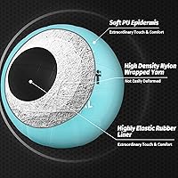 Vista 2 de Voleibol, voleibol, tamaño oficial 5 pelota de voleibol de playa, voleibol suave al tacto, para interiores y exteriores Azul/claro