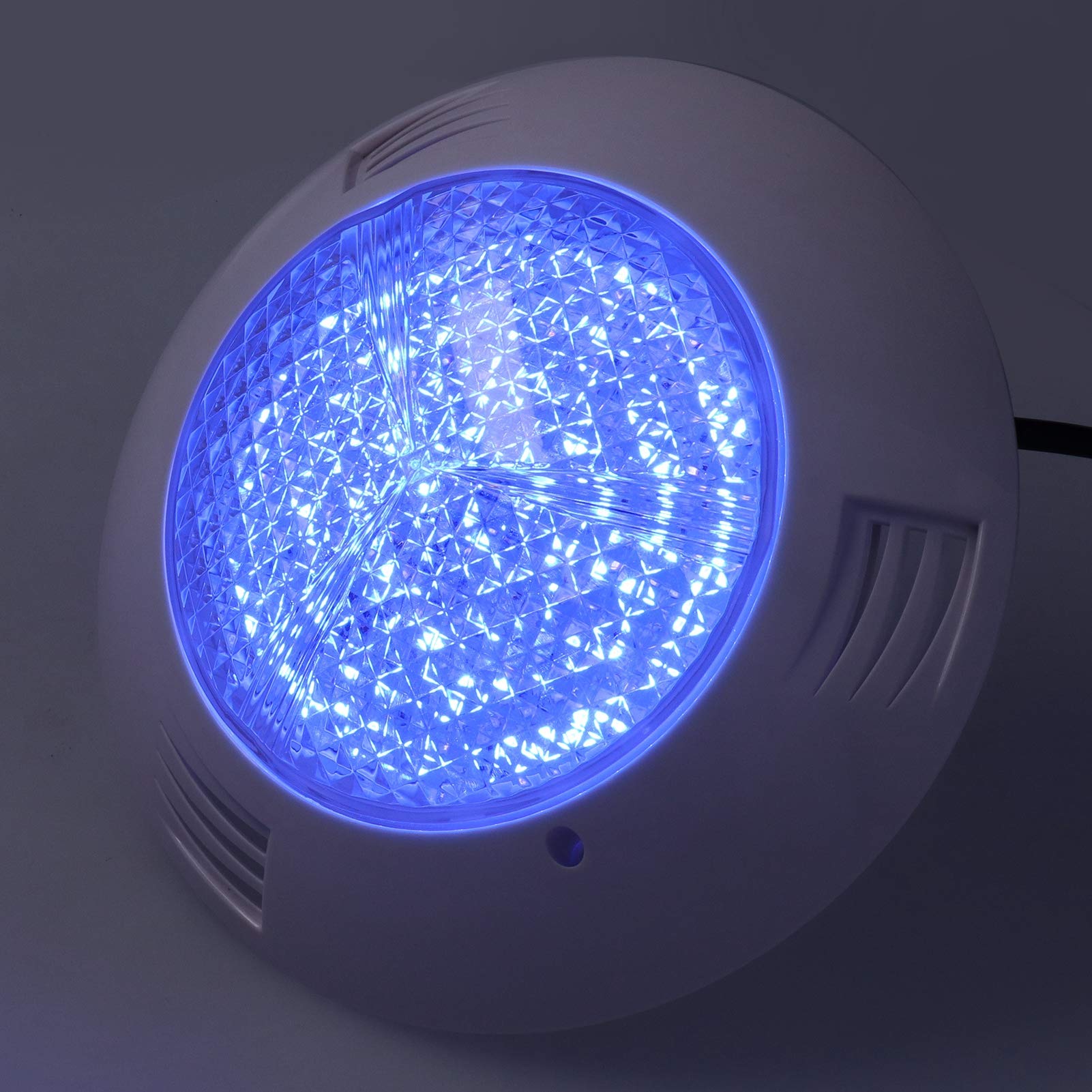 Fafeicy Oświetlenie Basenowe RGB 300LED Podwodne Oświetlenie Krajobrazu IP68 Wodoodporne 18 W AC 12 V z 12-klawiszowym Pilotem 7 Statycznych Kolorów 3 Dynamiczne Efekty dla Basenów