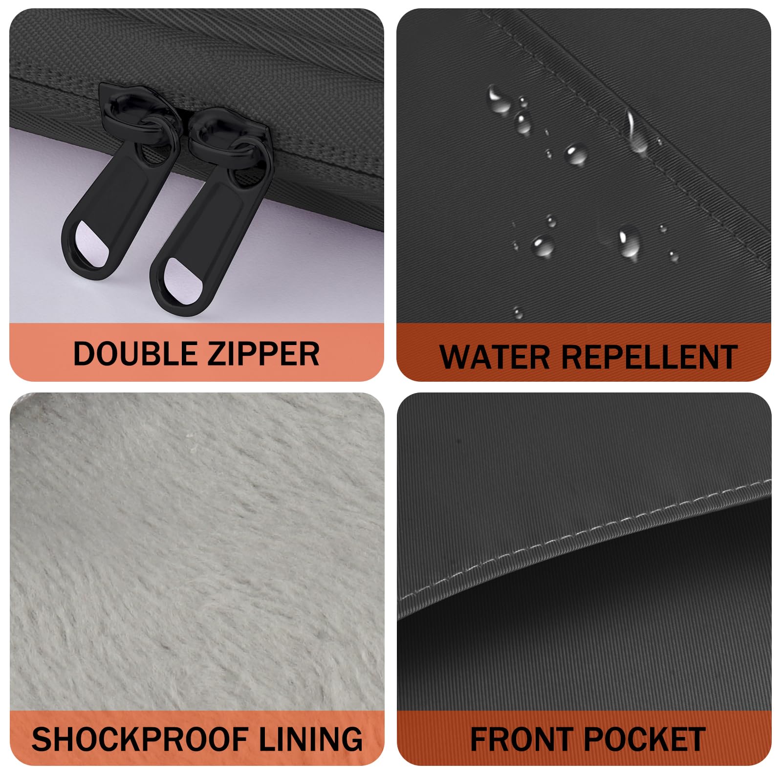 Custodia universale per Kindle Paperwhite/Colorsoft 2024 7", Anti-Drop Protective Sleeve Case, Nero