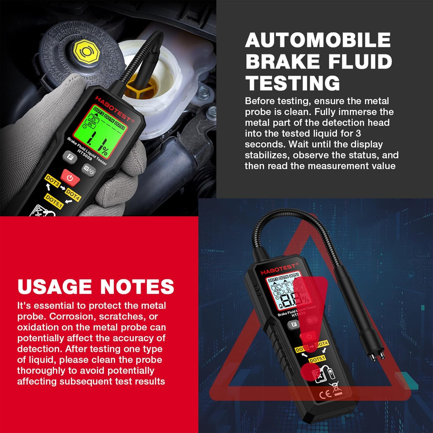Automobile Brake Fluid Testing with HT5009