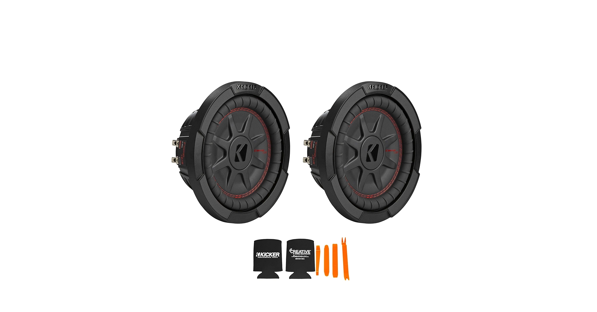 新品未使用　KICKER COMP RT8 サブウーハー Amazon.com: KICKER 8 Inch Comp RT Thin Woofer Includes Two